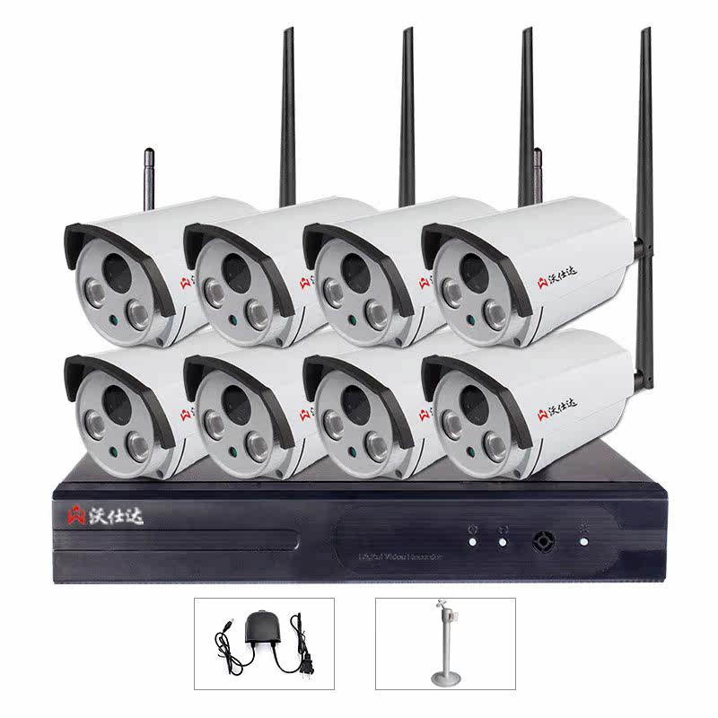 沃仕达 无线套装 监控设备套餐wifi一体机家用网络摄像头1-8路 - 360购物